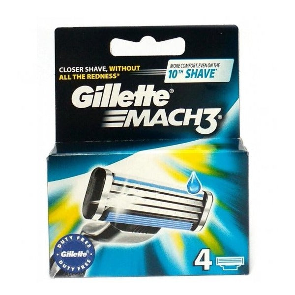 GILLETTE MACH3, razors 4 pcs