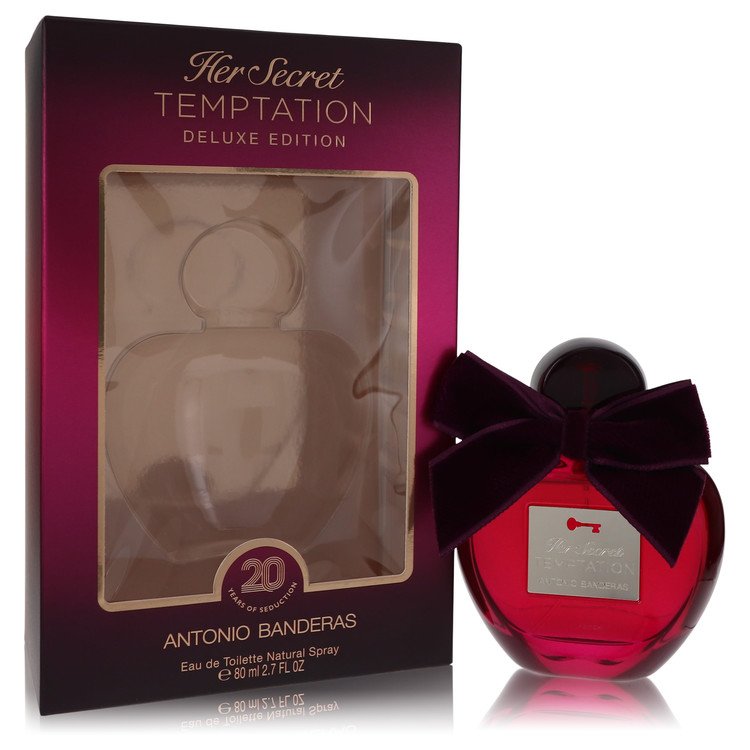 אנטוניו בנדרס Her Secret Temptation Eau De Toilette Spray (Collector's Edition) By Antonio Banderas [ייבוא מקביל]