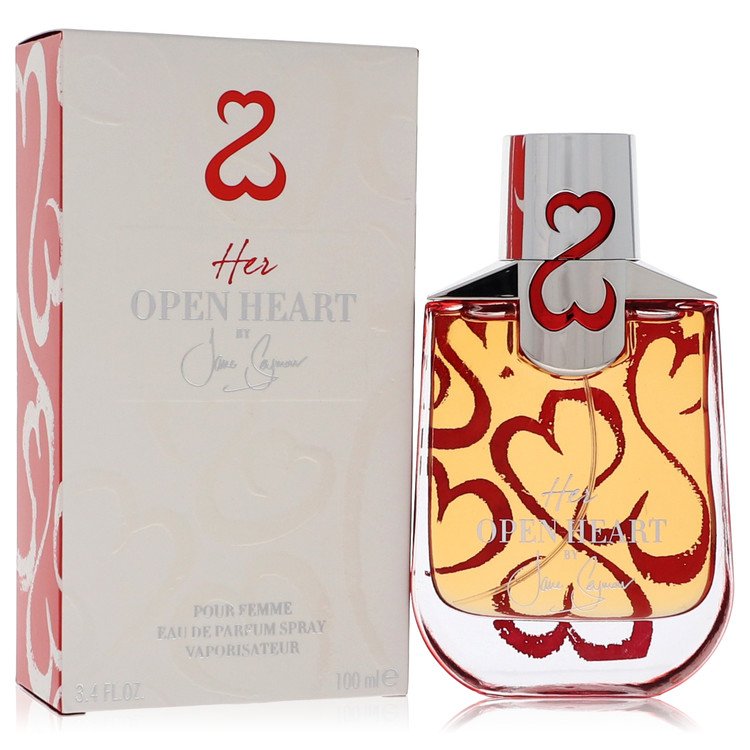 ג'יין סימור Her Open Heart Eau De Parfum Spray with Free Jewelry Roll By Jane Seymour [ייבוא מקביל]