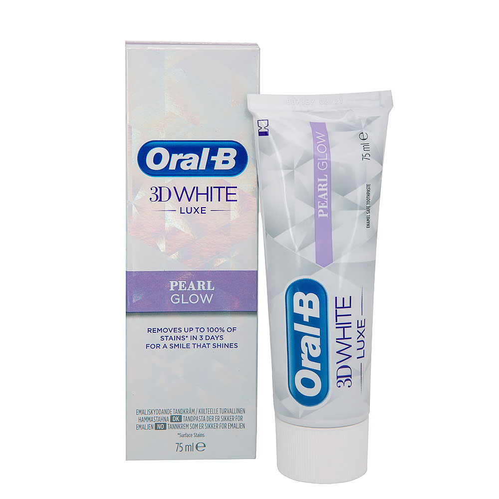 ORAL B 3 WHITE Toothpaste for luminous whitening ORAL B