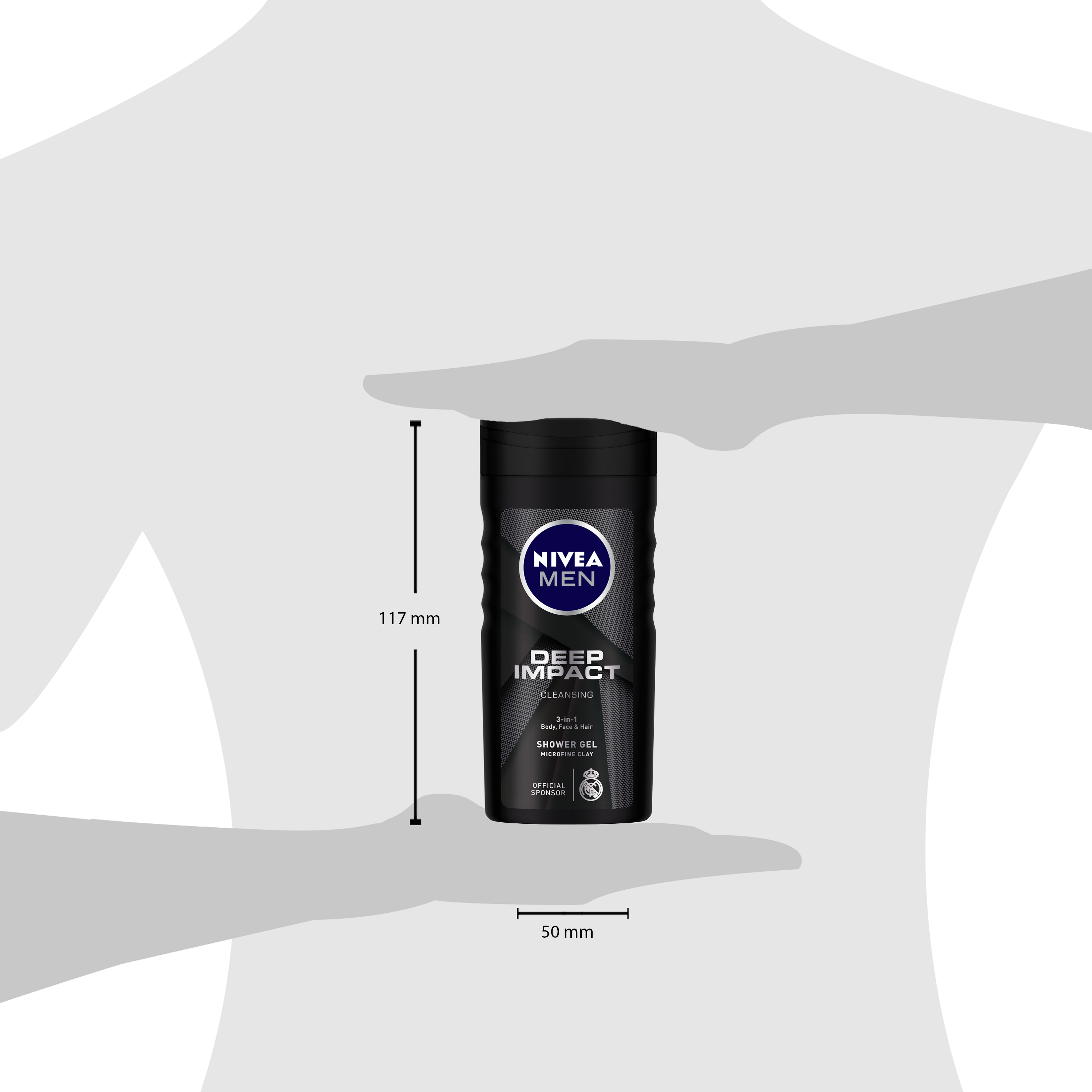 Deep Impact דיפ אימפקט ניואה ג'ל רחצה לגבר NIVEA 250מ"ל.