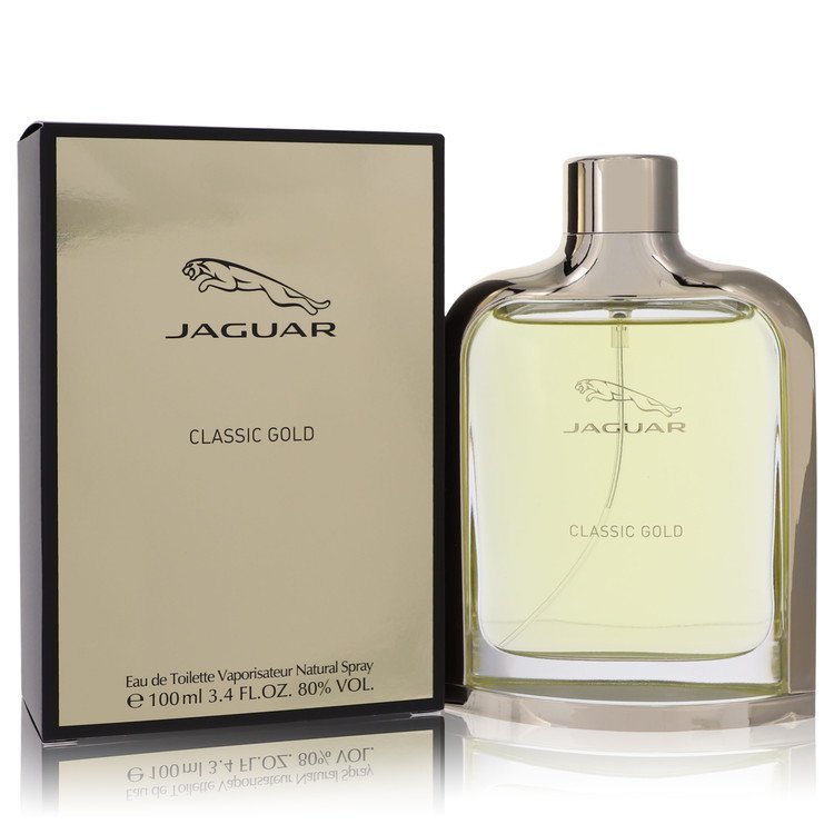 יָגוּאָר Jaguar Classic Gold Eau De Toilette Spray By Jaguar [ייבוא מקביל]