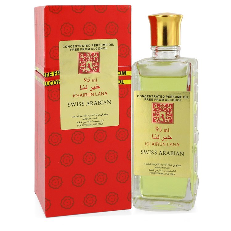 ערבית שוויצרית Khairun Lana Concentrated Perfume Oil Free From Alcohol (Unisex) By Swiss Arabian [ייבוא מקביל]