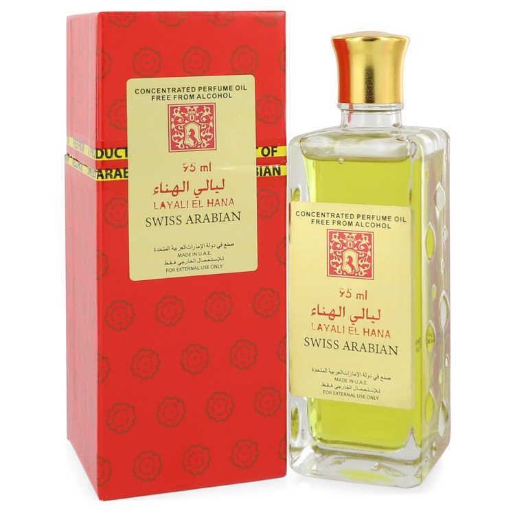ערבית שוויצרית Layali El Hana Concentrated Perfume Oil Free From Alcohol (Unisex) By Swiss Arabian [ייבוא מקביל]