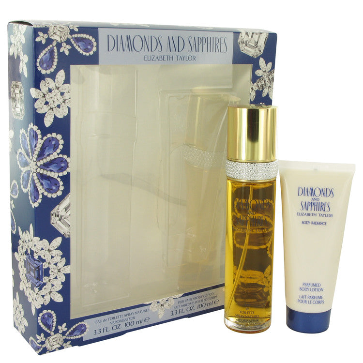 אליזבת טיילור Diamonds & Saphires Gift Set By Elizabeth Taylor [ייבוא מקביל]