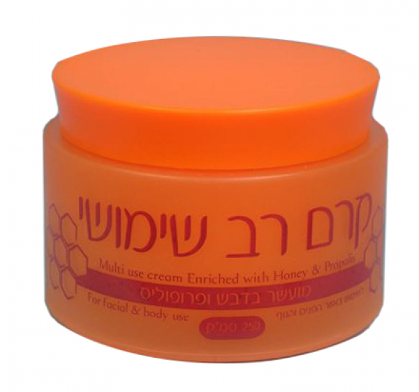 דבש ופרופוליס - קרם רב שימושי 250 מ״ל