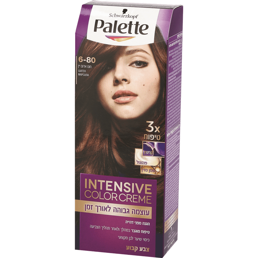 Schwarzkopf palette hair color | Intense Color