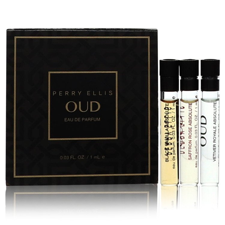 פרי אליס Perry Ellis Oud Black Vanilla Absolute Gift Set By Perry Ellis [ייבוא מקביל]