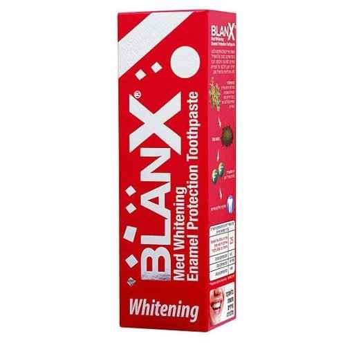 משחת שיניים להלבנה ולחיזוק אמייל השן  BLANX 75 מ"ל בלאנקס.
