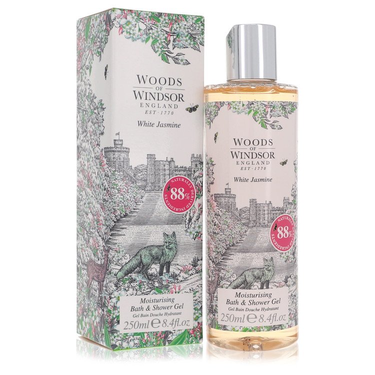 יער ווינדזור White Jasmine Shower Gel By Woods Of Windsor [ייבוא מקביל]