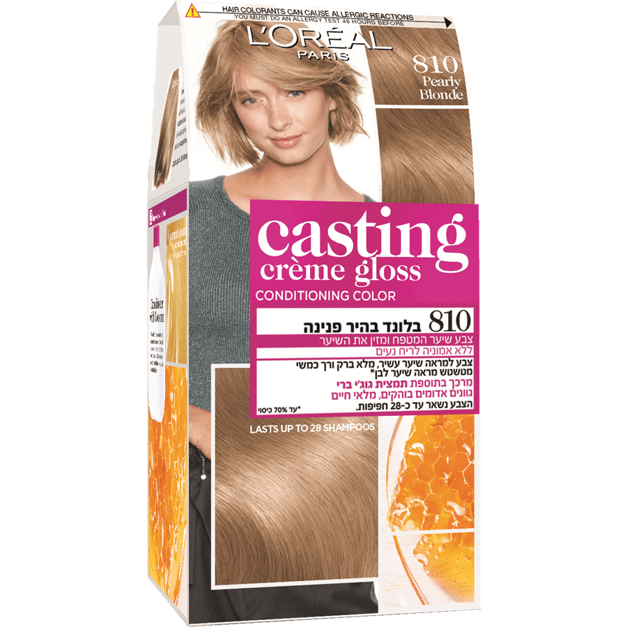 Casting color cream tone on tone without ammonia Casting Laurel Paris 