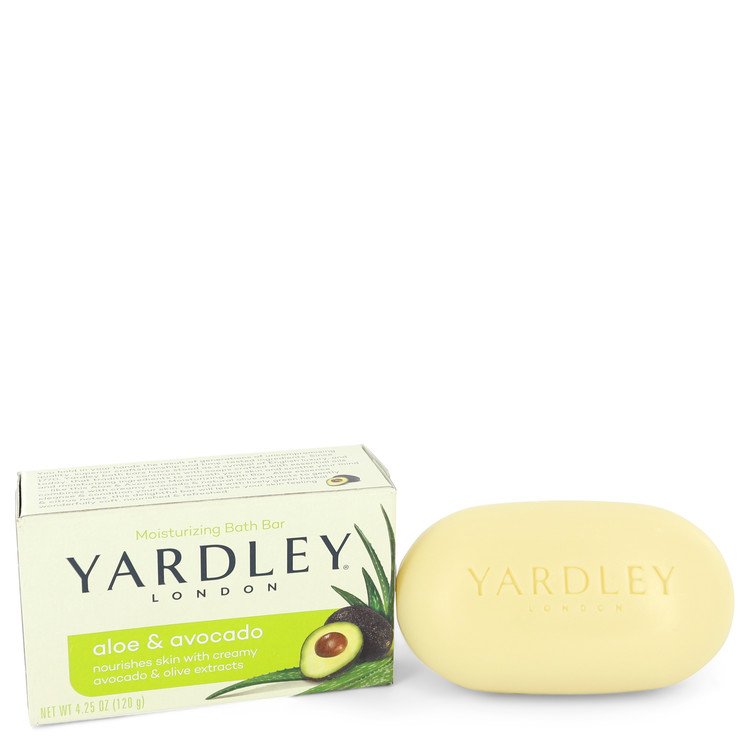 יארדלי לונדון Yardley London Soaps Aloe & Avocado Naturally Moisturizing Bath Bar By Yardley London [ייבוא מקביל]