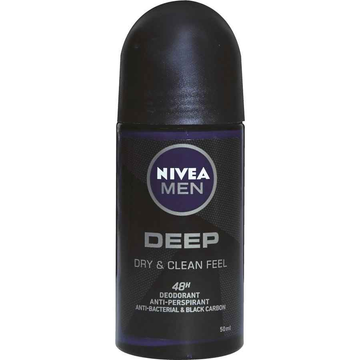 ניוואה NIVEA - דאודורנט רול און דיפ לגבר | קוסמטיקס | 50 מ''ל.