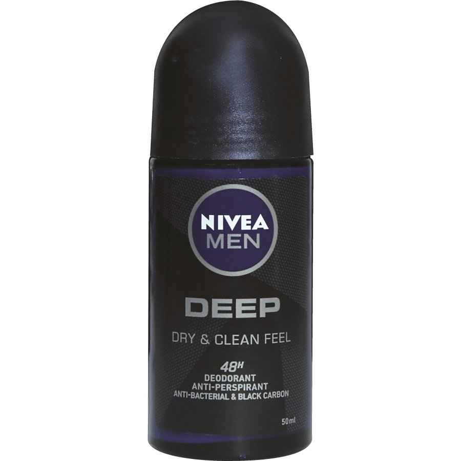 ניוואה NIVEA - דאודורנט רול און דיפ לגבר | קוסמטיקס | 50 מ''ל.