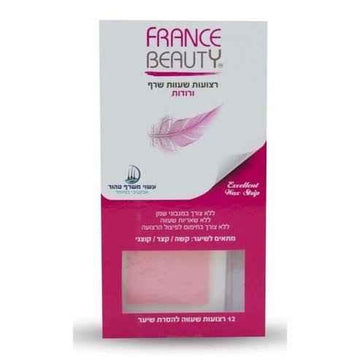 רצועות שעווה פראנס ביוטי שרף וורודות.