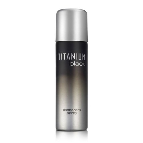 TITANIUM BLACK Titanium Black deodorant spray for men 180 ml