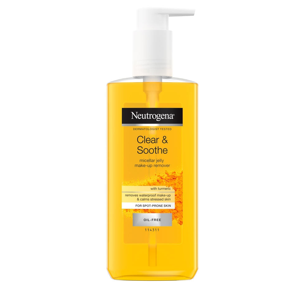 NEUTROGENA - CLEAR &amp; SOOTHE Turmeric make-up remover gel | Cosmetics Neutrogena