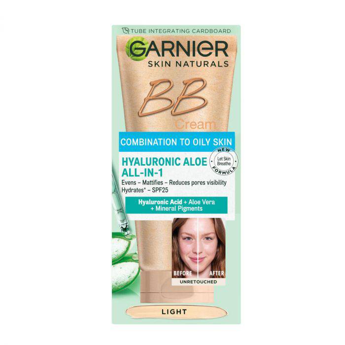 גרנייה  GARNIER BB CREAM OIL FREE 40ML  קרם מירקל סקין פרפקטור אוייל פרי