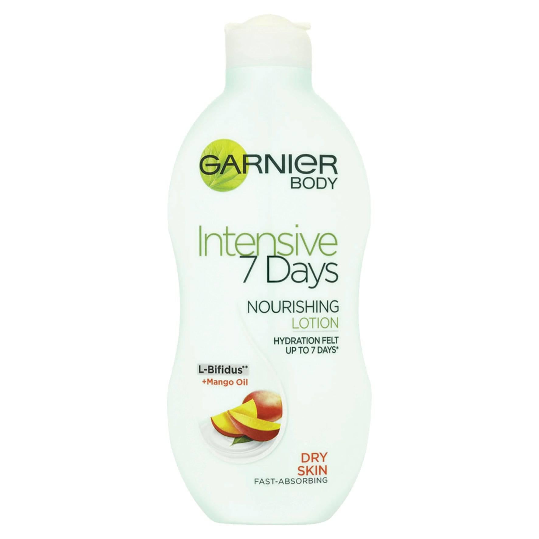 גרנייה  GARNIER Body Cream Mango - קרם גוף מנגו לתחושת לחות אינטנסיבית.