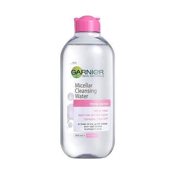 גרנייה מי מיסלר לניקוי פנים 400 מ"ל - עדין ויעיל | Garnier.