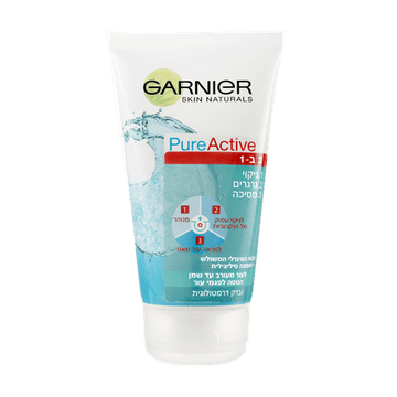 ניקוי עמוק לפנים - טיהור עור 150 מ"ל | Garnier.