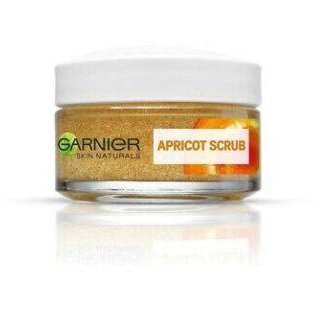 גרנייה  GARNIER Skin Naturals Apricot Scrub - סקראב משמש פילינג לניקוי אינטנסיבי