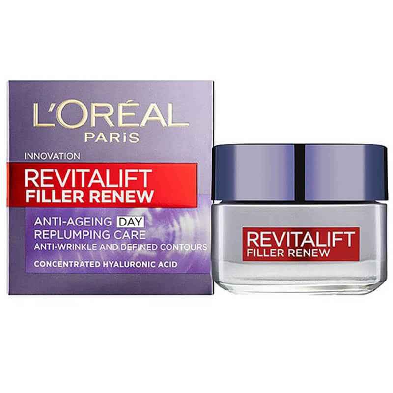 קרם יום רויטליפט פילר SPF 50 עם חומצה היאלורונית | L'Oreal Paris.