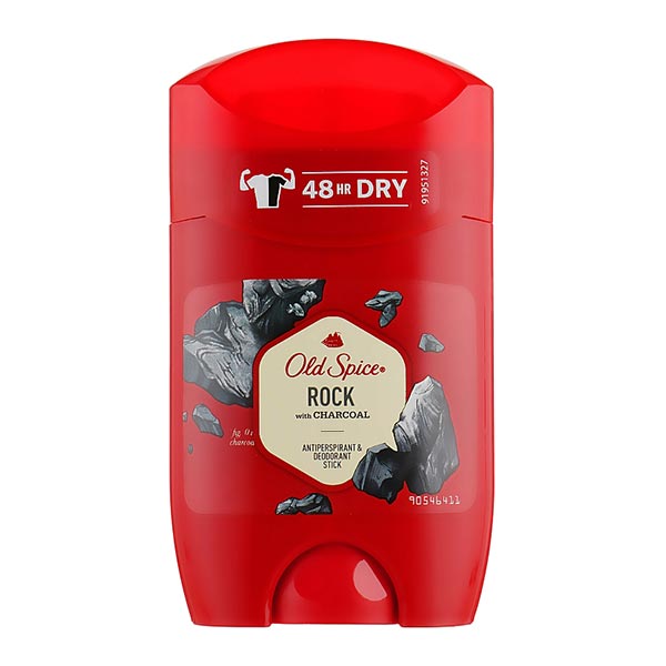 ROCK OLD SPICE  דאודורנט סטיק אולד ספייס 50מ"ל פחם רוק