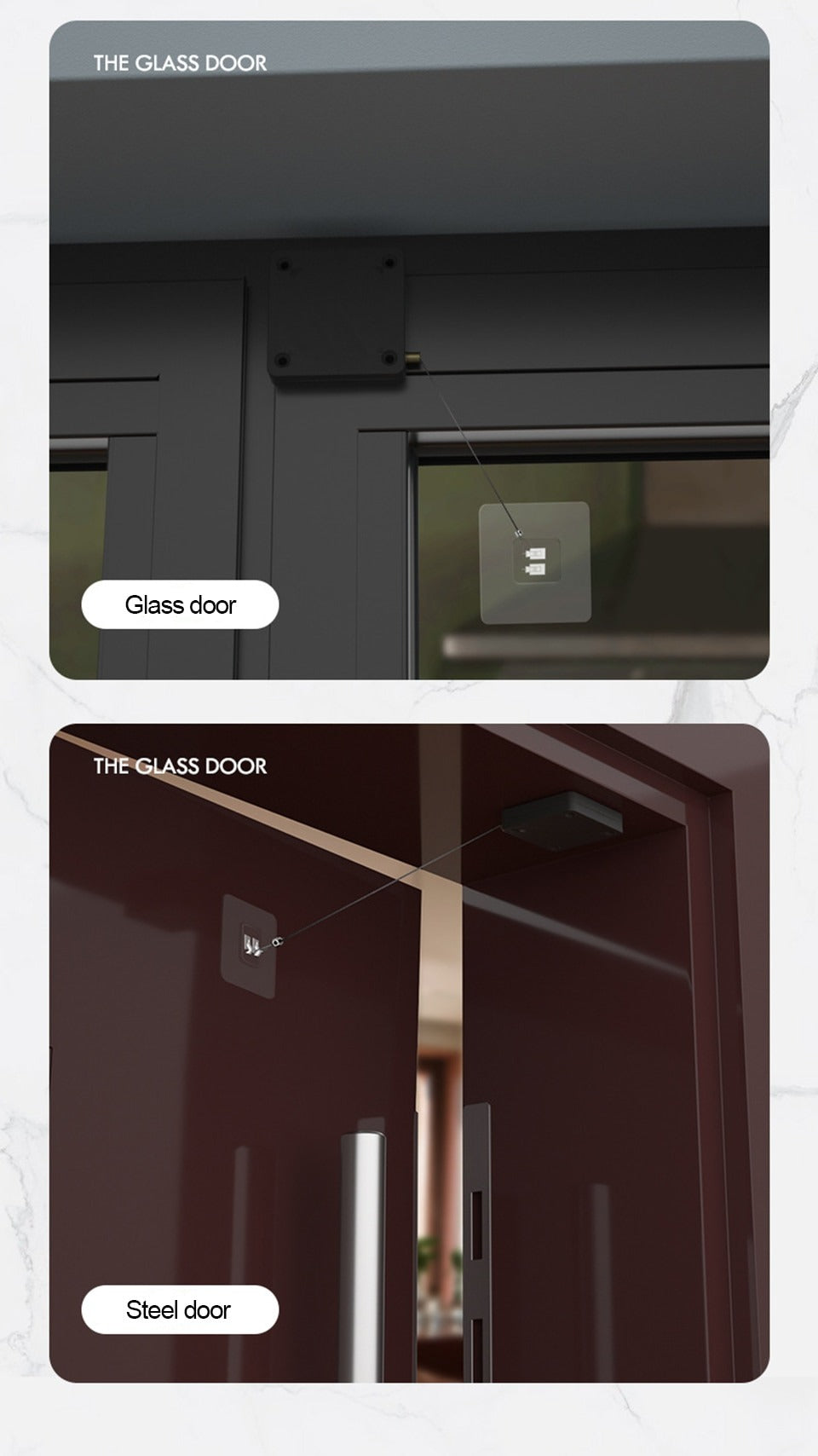 Replec™ -סוגר דלתות אוטומטי