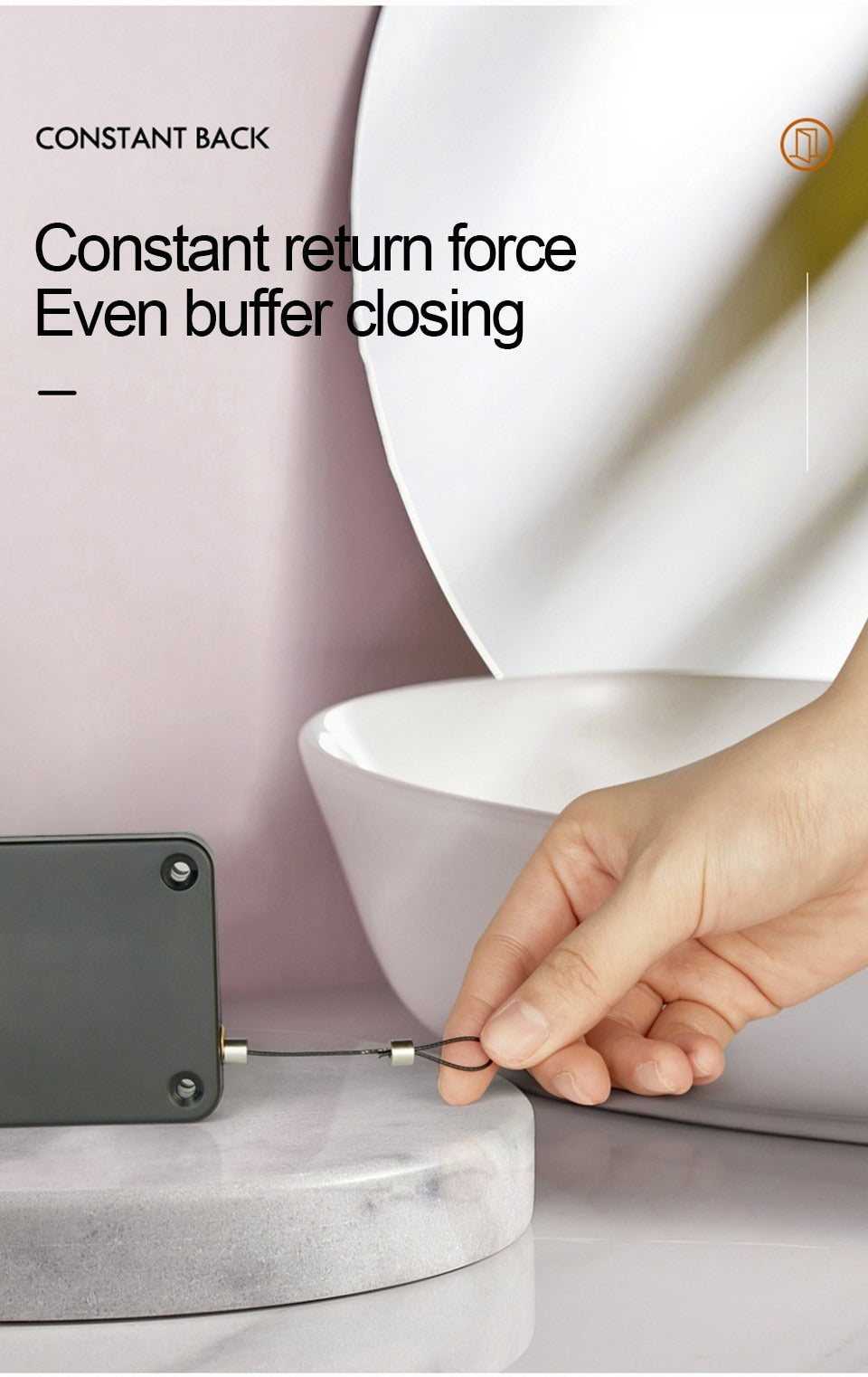 Replec™ -סוגר דלתות אוטומטי