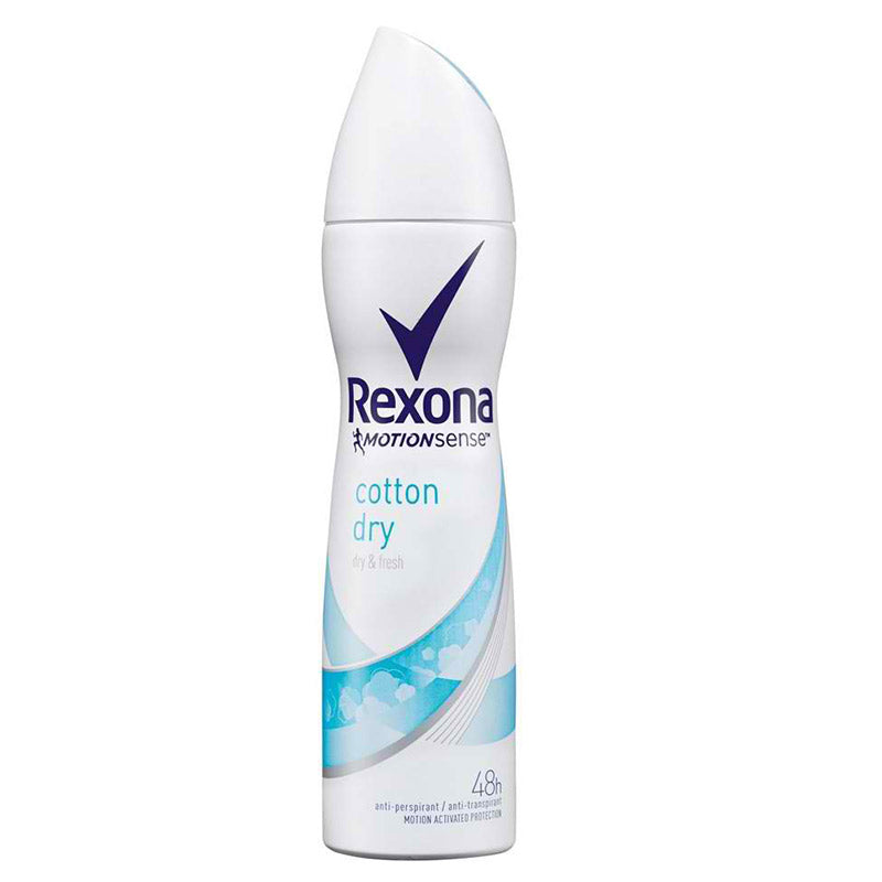 רקסונה כותנה דאודורנט ספריי לאישה Rexona Cotton Dry