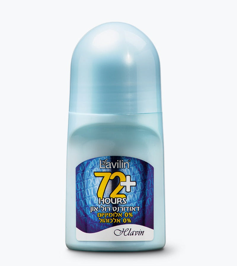 Aluminum-free roll-on deodorant without alcohol 72+ hours Blue Halabin