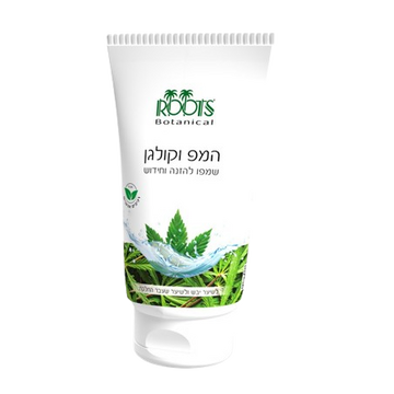 שמפו המפ קולגן 500 מ"ל - שיקום והזנה לשיער בריא | רוטס בוטניקל | ROOTS Botanical.