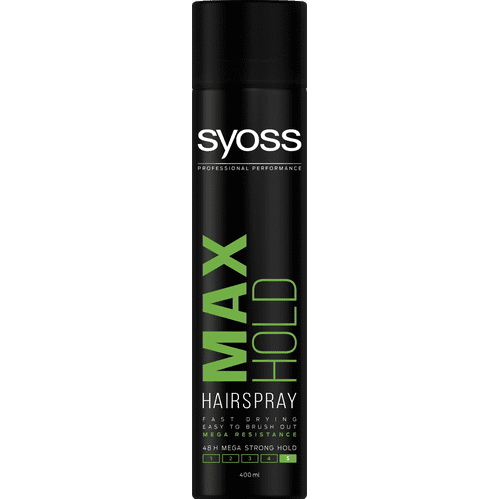 ספריי לשיער סאיוס SYOSS מקס הולד MAX HOLD | 400 מ"ל
